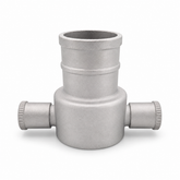 2.5″ BS336 Instantaneous Female Coupling x Hose Tail - Aluminium