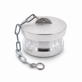 2.5" BS336 Instantaneous Male Blanking Plug - Aluminium