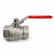 2 Piece Full Bore Ball Valve - Locking Lever BSPP Female x Female - Stainless Steel
