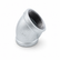 BSP 45° Female to Female Bend / Elbow - Galvanised Steel