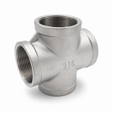 BSP Cross - 316 Stainless Steel