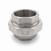 BSP Female to Female Cone Seat Union - 316 Stainless Steel