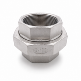 BSP Female to Female Flat Face PTFE Union - 316 Stainless Steel
