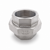 BSP Female to Female Flat Face PTFE Union - 316 Stainless Steel
