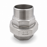 BSP Male to Female Cone Seat Union - 316 Stainless Steel