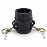 Camlock Female to BSP Female Type D - Polypropylene