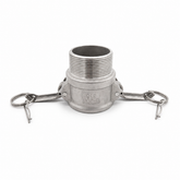 Camlock Female to BSP Male Type B - 316 Stainless Steel