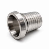 DIN 11851 Female External Crimp Hose Tail - 316 Stainless Steel