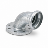 Female Bauer PN16 Flange 90 Degree Bend