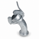 Male / Female Lever Lock 45 Degree Bend