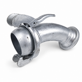 Male / Female Lever Lock 45 Degree Bend