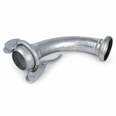 Male / Female Lever Lock 90 Degree Bend