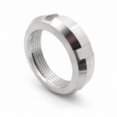 SMS 1145 Round Slotted Nut - 304 Stainless Steel